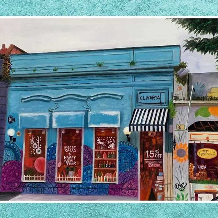 A custom painting of their favorite restaurant or bar will surely knock their socks off.
