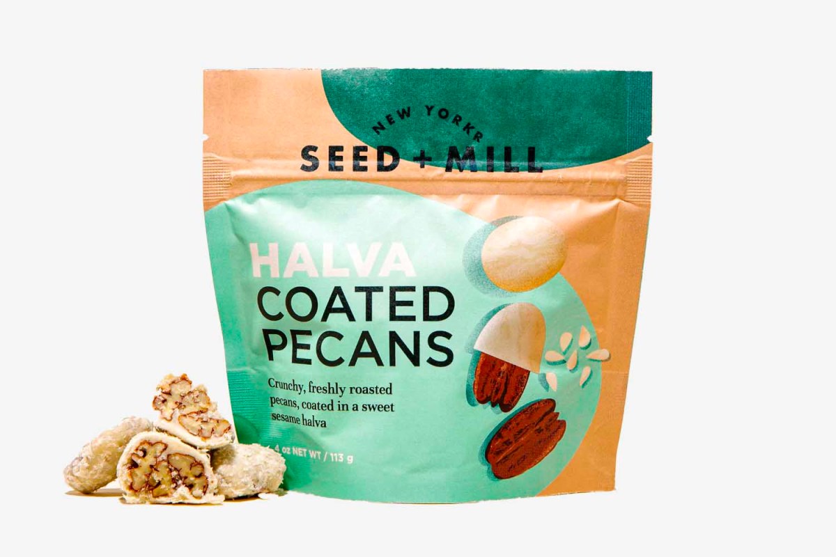 New York Seed + Mill Halva Coated Pecans