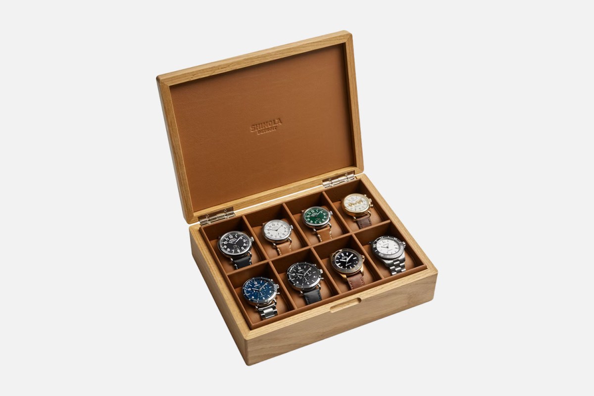 Shinola Detriot Eight Watch Collector’s Box