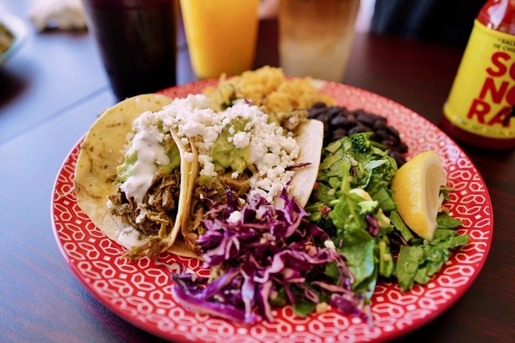 Tacos at Tumerico, the best restaurant on Yelp's Top 100 Places to Eat in the US list