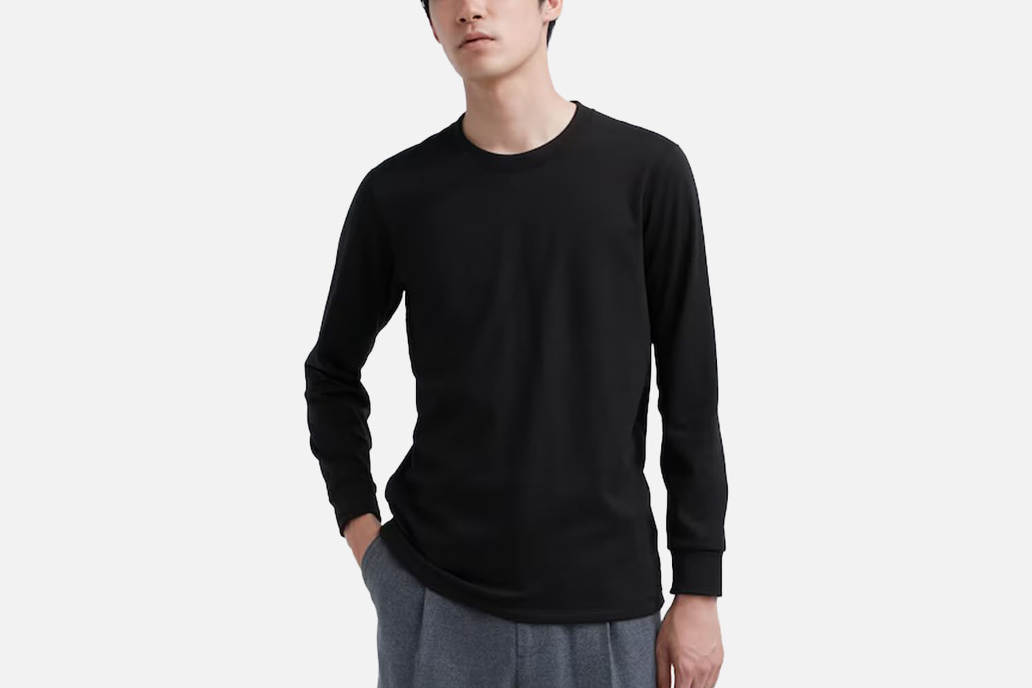 Uniqlo HEATTECH Ultra Warm Crew Neck Long-Sleeve T-Shirt