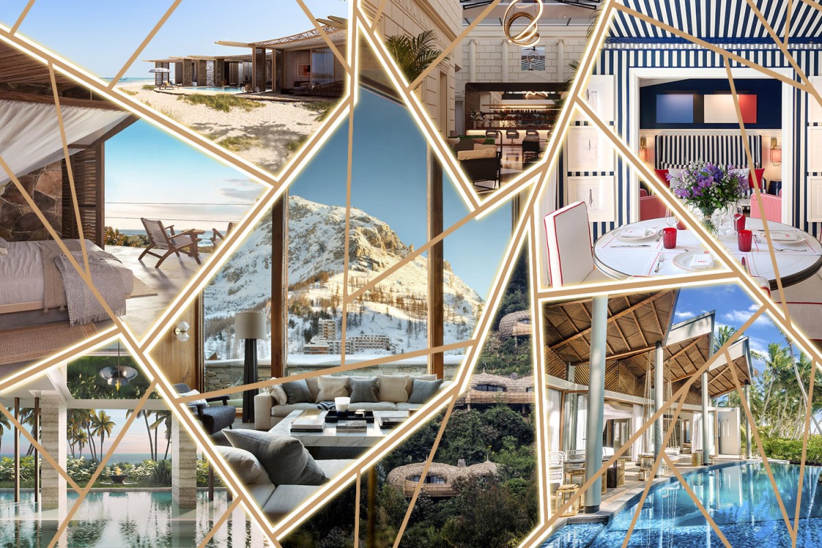 A collage of the best new luxury hotels opening in 2024