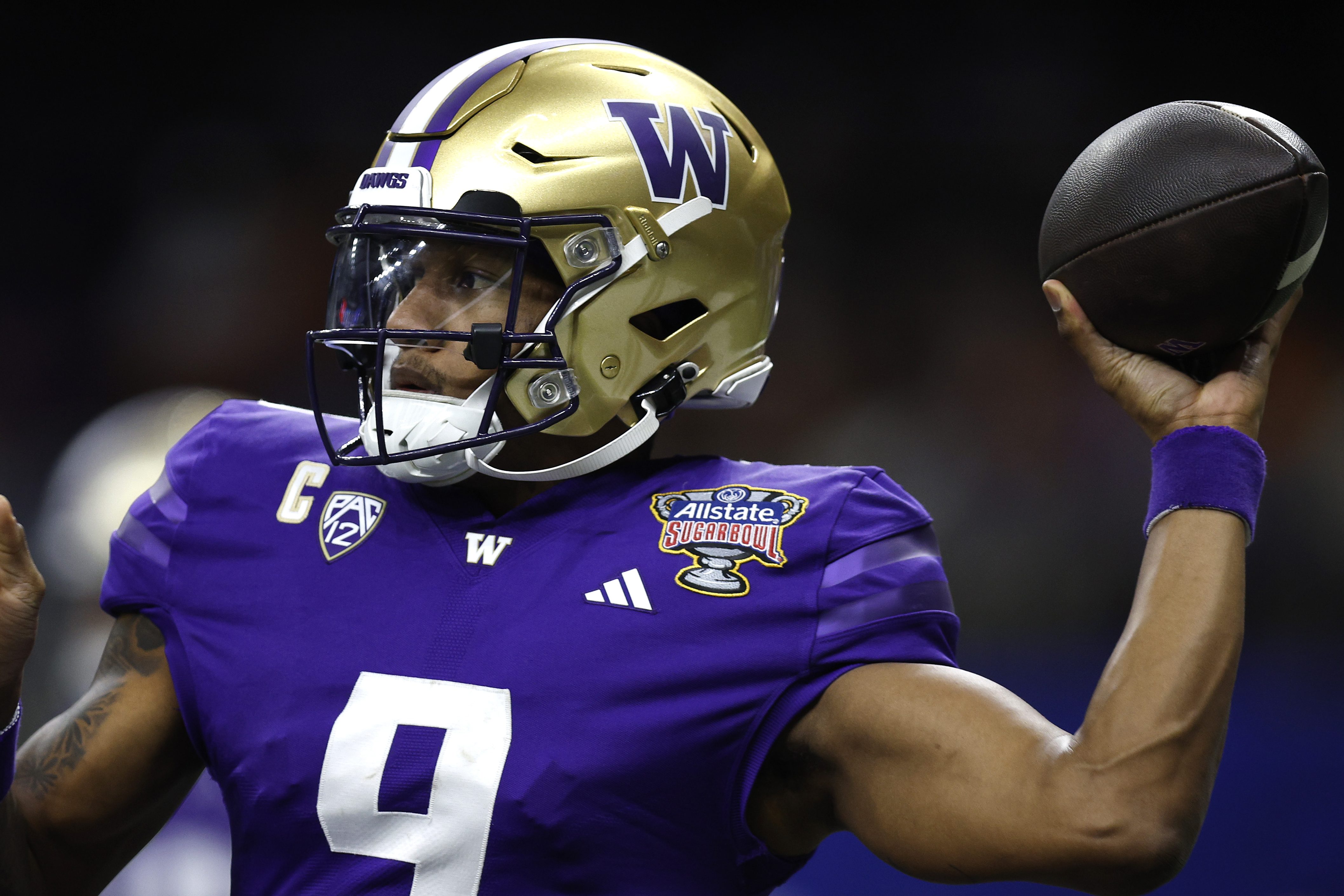 Michael Penix Jr. of the Washington Huskies.