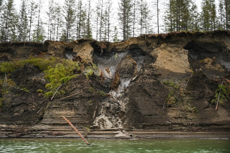 Melting permafrost