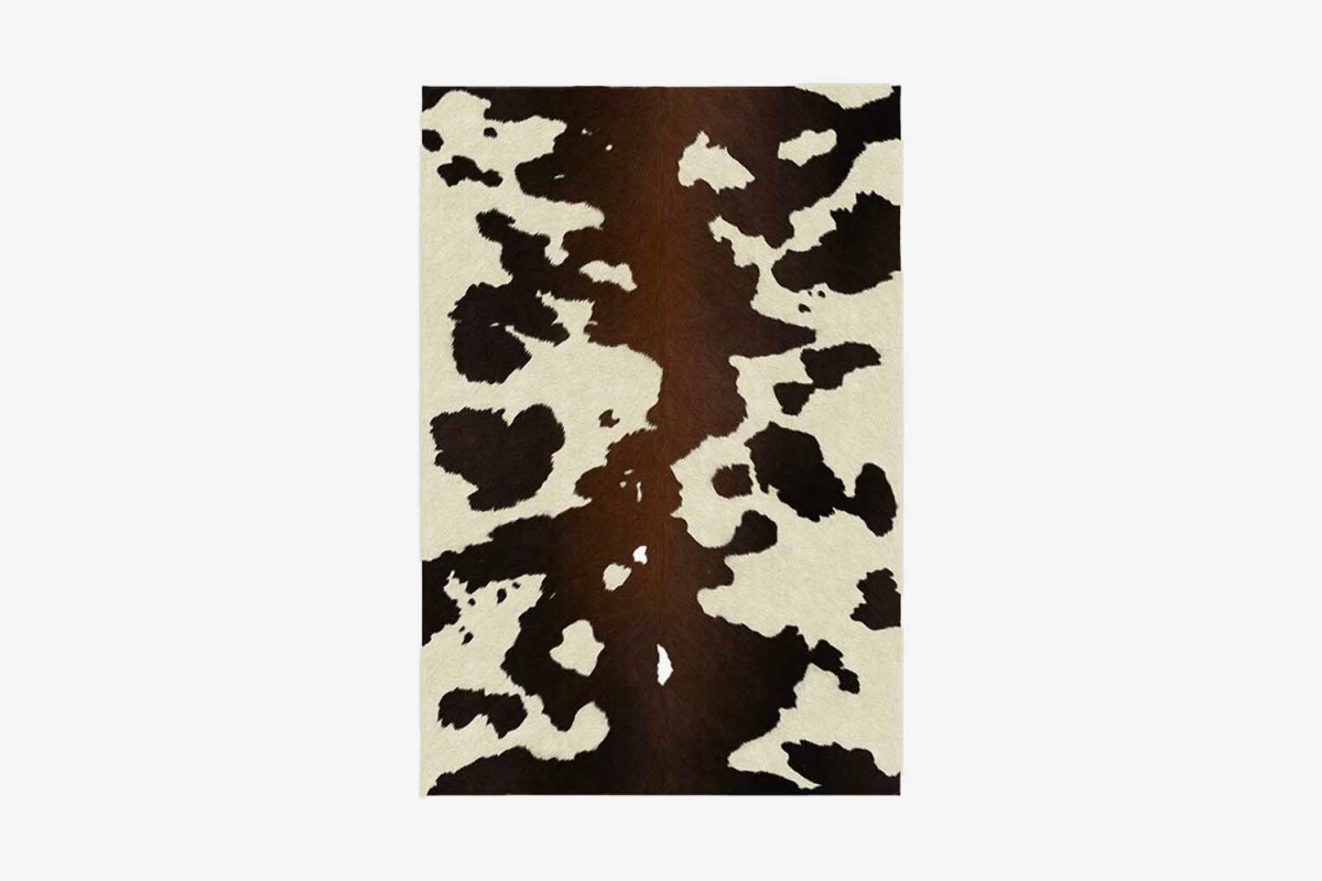 Ruggable Brown & Black Faux Cowhide Rug