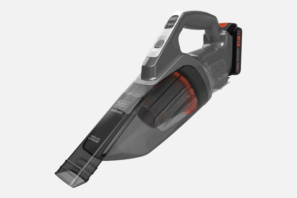 Best Handheld: Black and Decker Dustbuster POWERCONNECT Cordless Handheld Vacuum