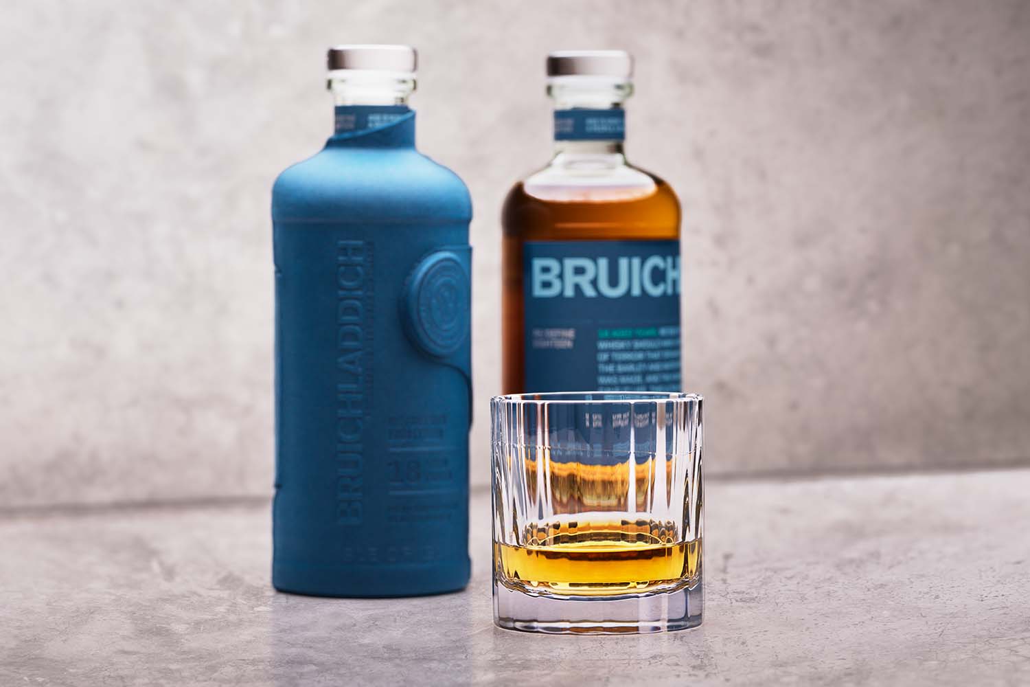 The new packaging for Bruichladdich's Luxury Redefined series