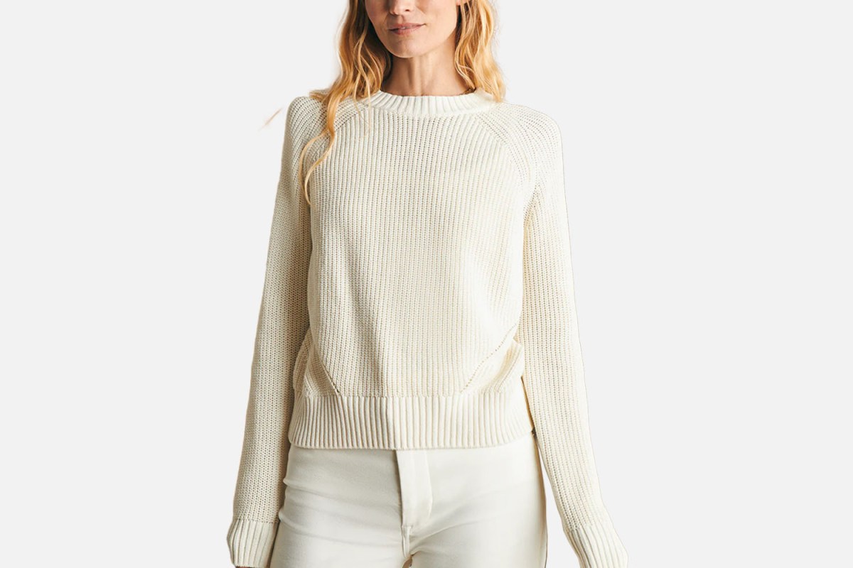 Faherty Sunwashed Fisherman Crew Sweater