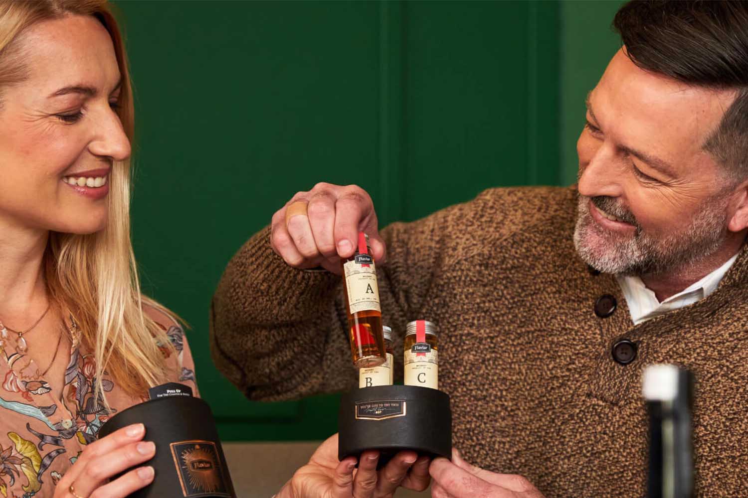 Tasting boxes are part of Flaviar's Whiskey Gift Subscriptions
