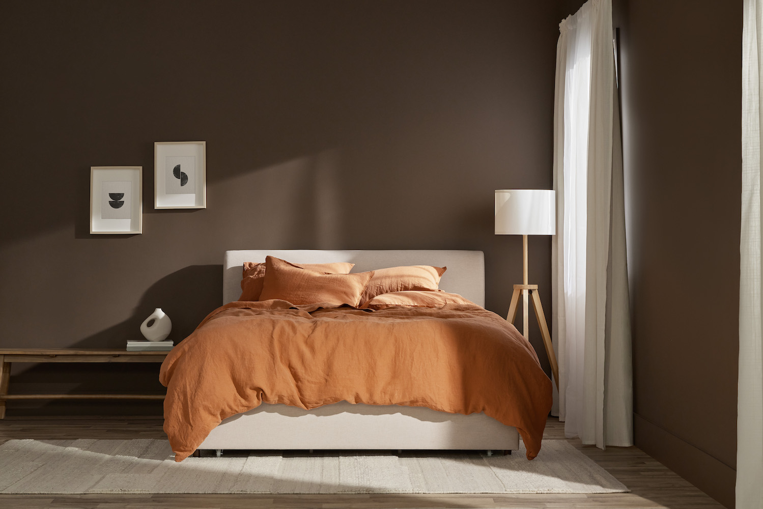 Silk &amp; Snow Flax Linen Bed Sheets