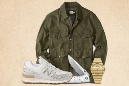 a collage of the products of the week on a tan background