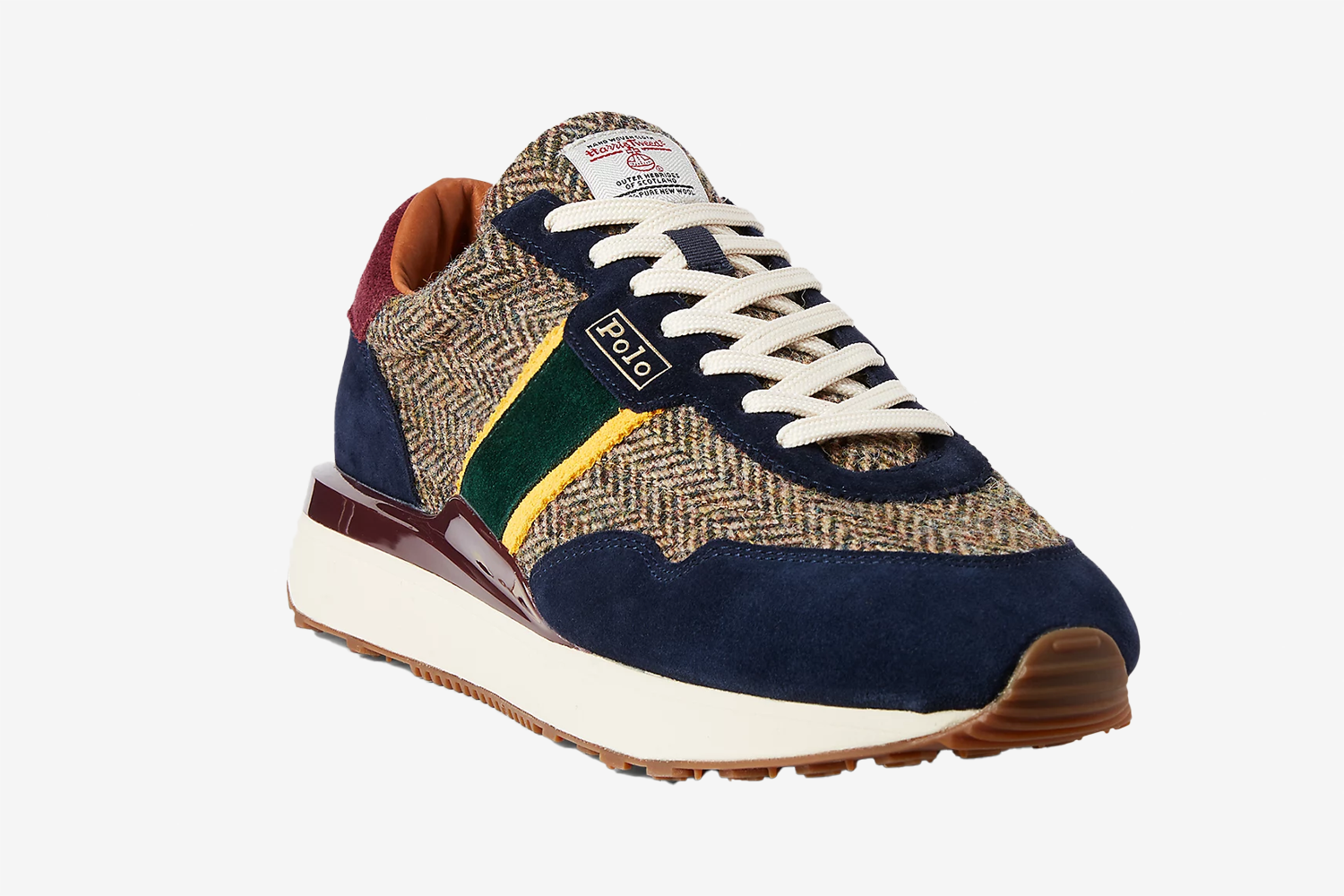 Ralph Lauren Train 89 Harris Tweed Sneaker