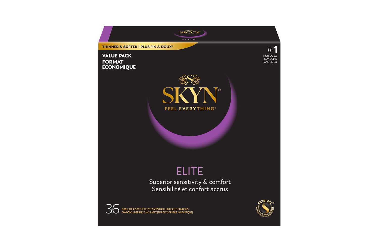 Skyn Elite Ultra-Thin Lubricated Latex-Free Condoms