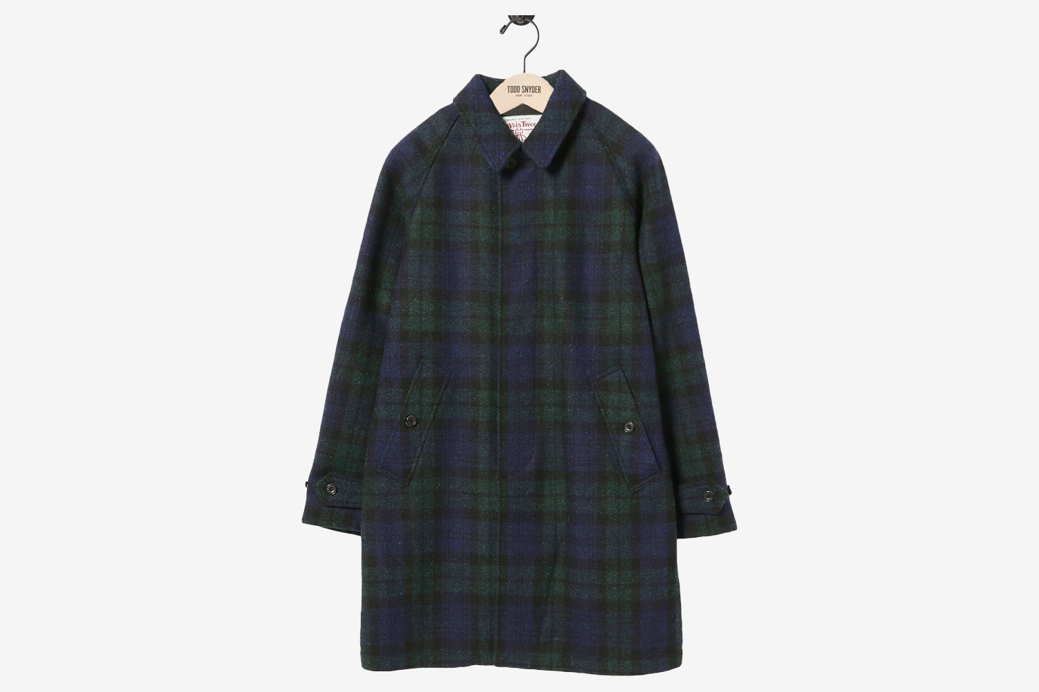 Todd Snyder Harris Tweed Collar Coat