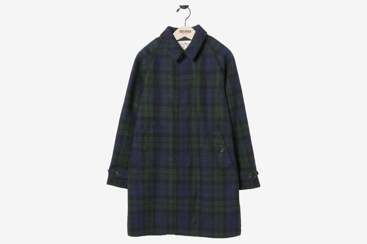 Todd Snyder Harris Tweed Collar Coat
