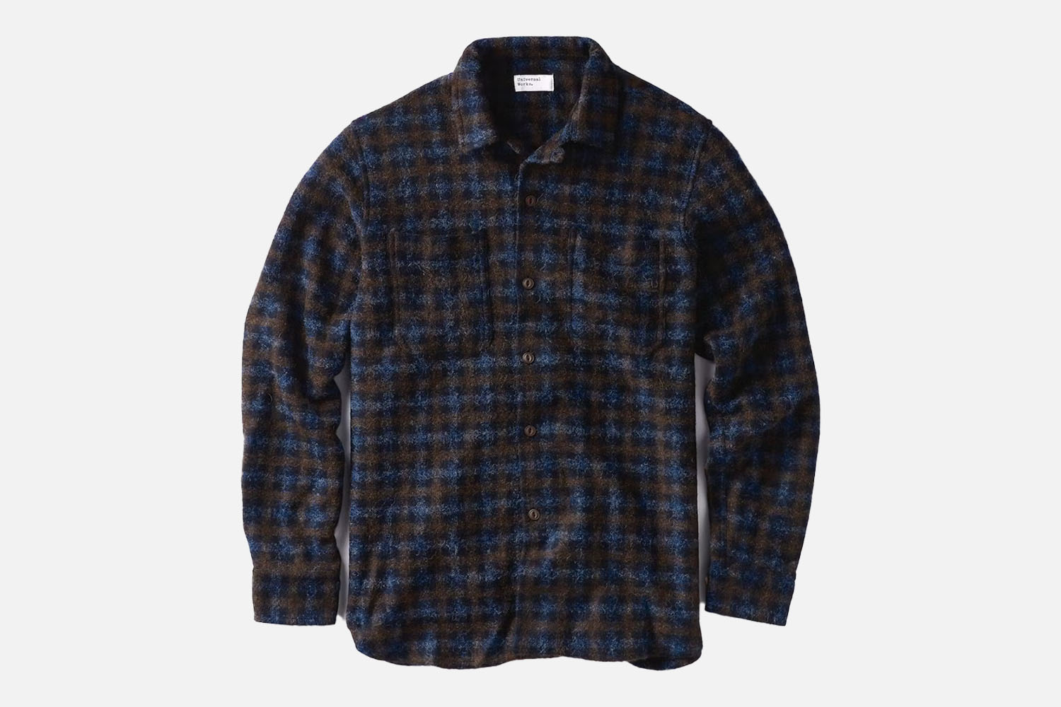 Universal Works Fleece Checkered Workshirt