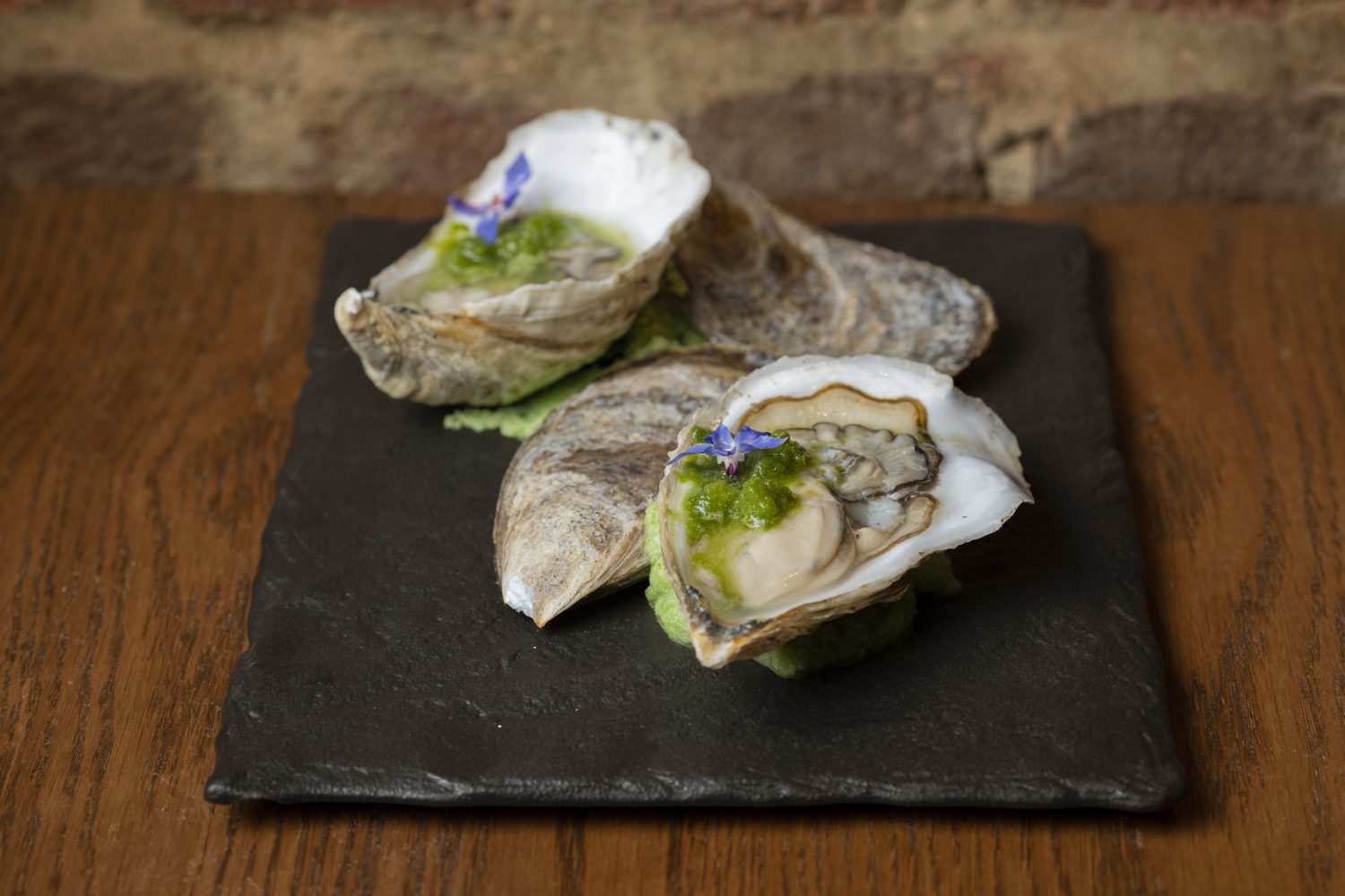 oysters on a serving platter