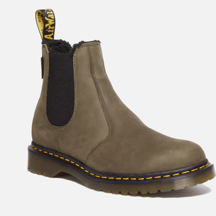 Dr. Martens Fleece Lined Leather Chelsea Boots