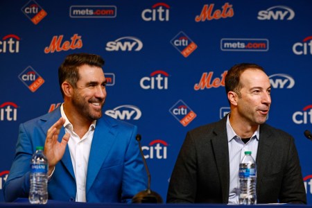 Billy Eppler and Justin Verlander
