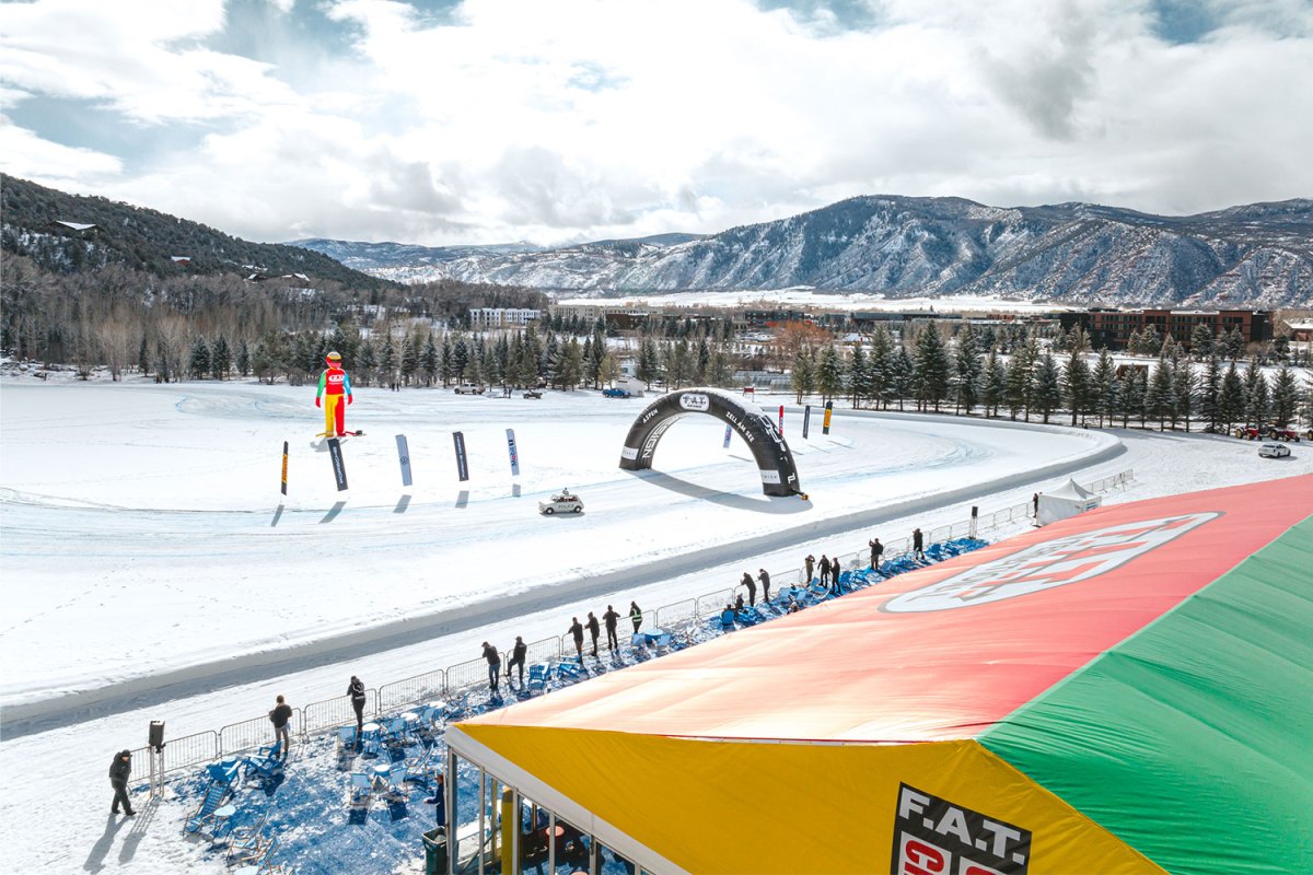 Snow Drifts and Sacred Porsches at Aspen’s First F.A.T. Ice Race ...