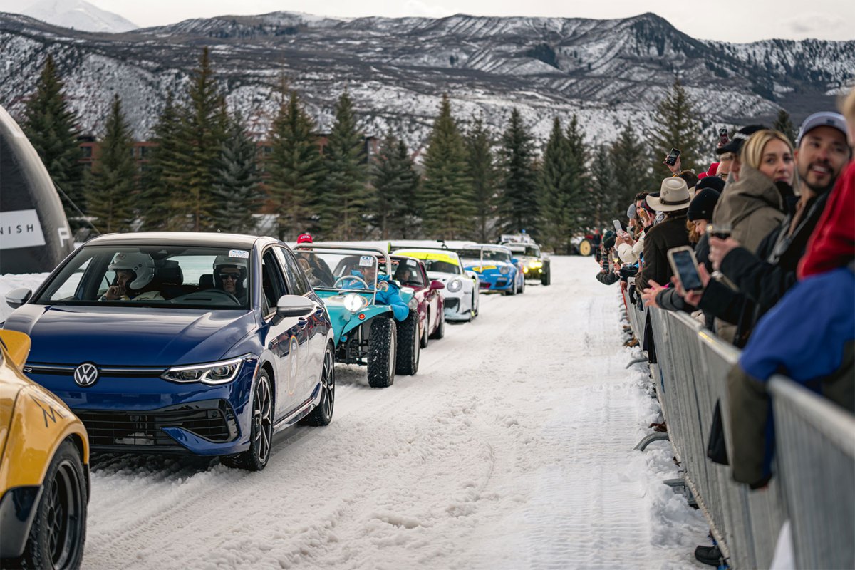 Snow Drifts and Sacred Porsches at Aspen’s First F.A.T. Ice Race ...