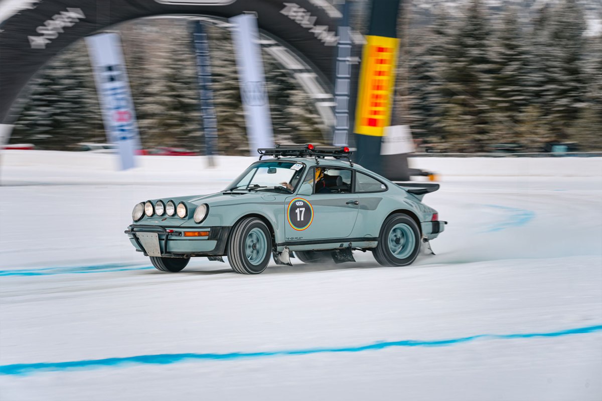 Snow Drifts and Sacred Porsches at Aspen’s First F.A.T. Ice Race ...