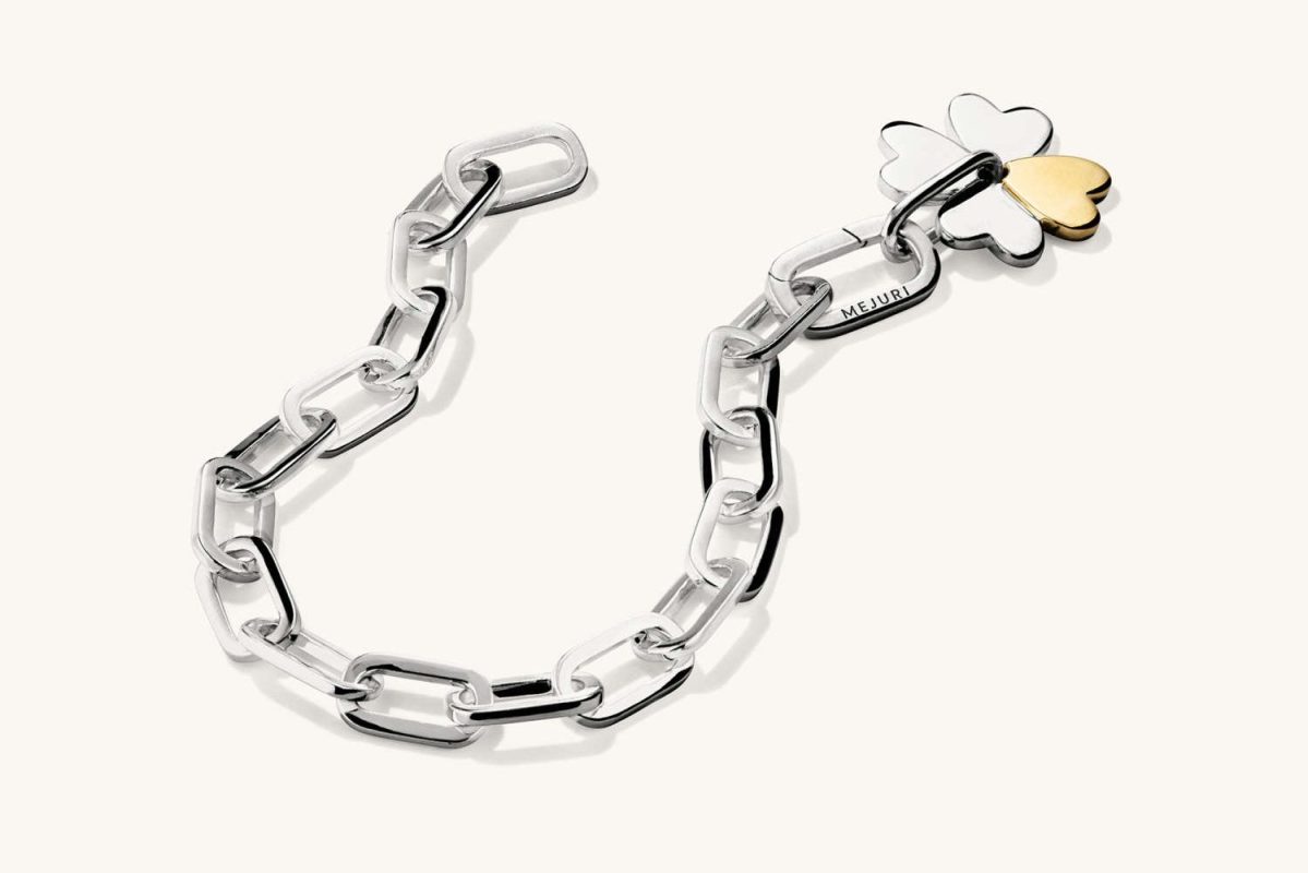 Mejuri x GANNI Clover Charm Bracelet