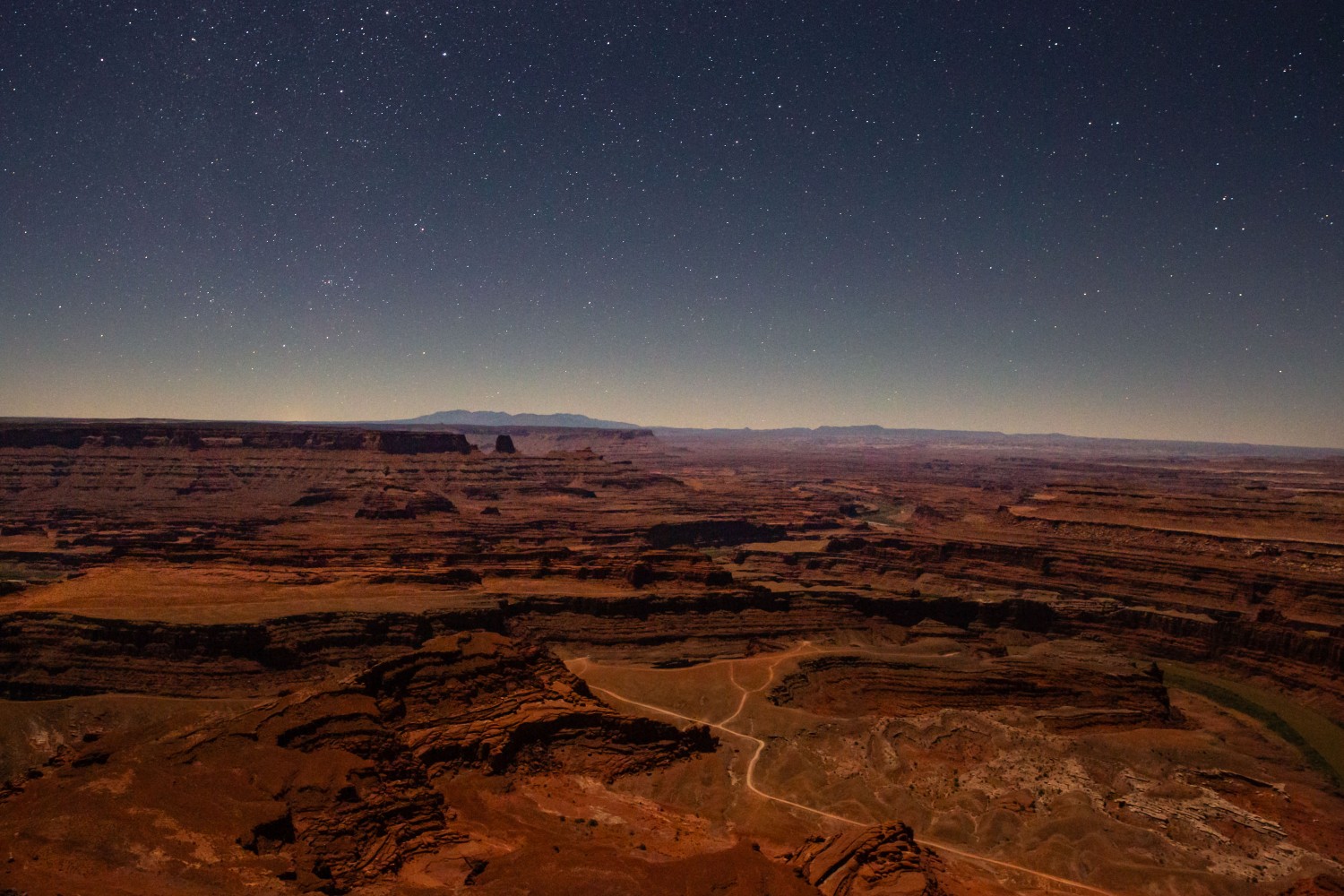 Night sky in Moab