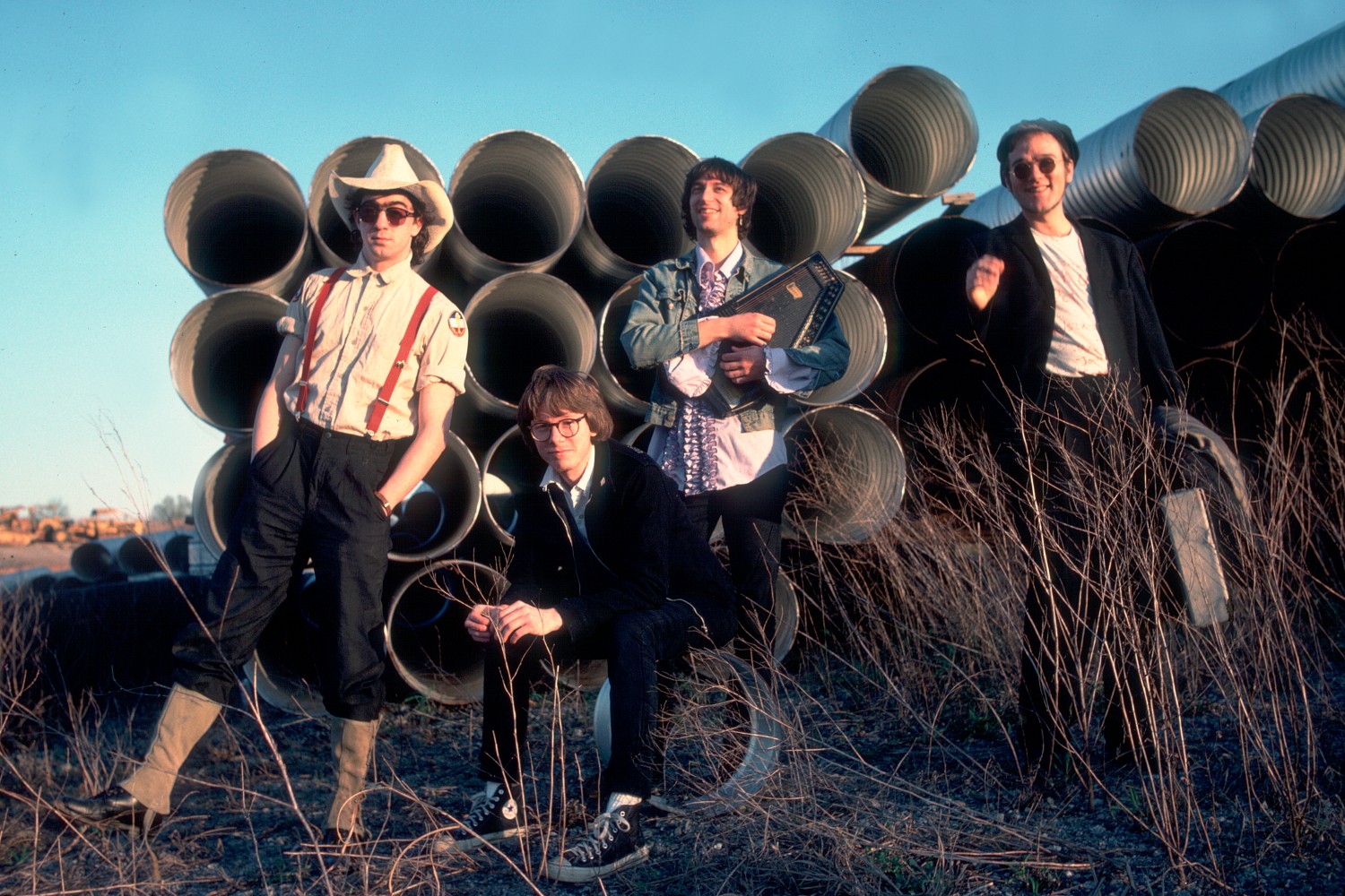 R.E.M. in 1985. The band reunited onstage for the first time in 17 years at Michael Shannon and Jason Narducy's "Murmur" tour stop in Athens, Georgia