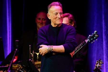 Bruce Springsteen attends the "Love For The Holidays" concert at Town Hall on November 30, 2023.