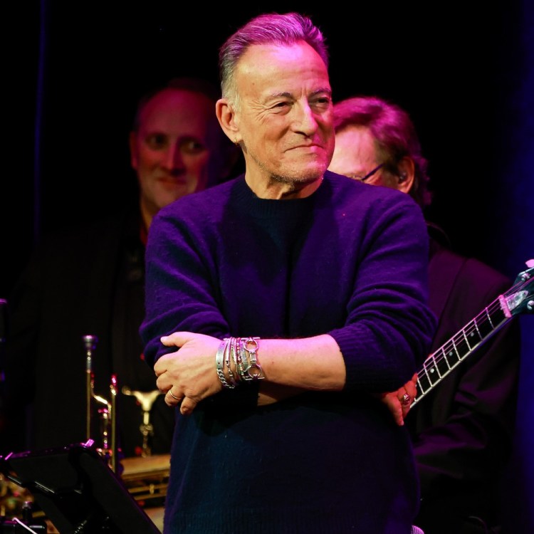 Bruce Springsteen attends the "Love For The Holidays" concert at Town Hall on November 30, 2023.