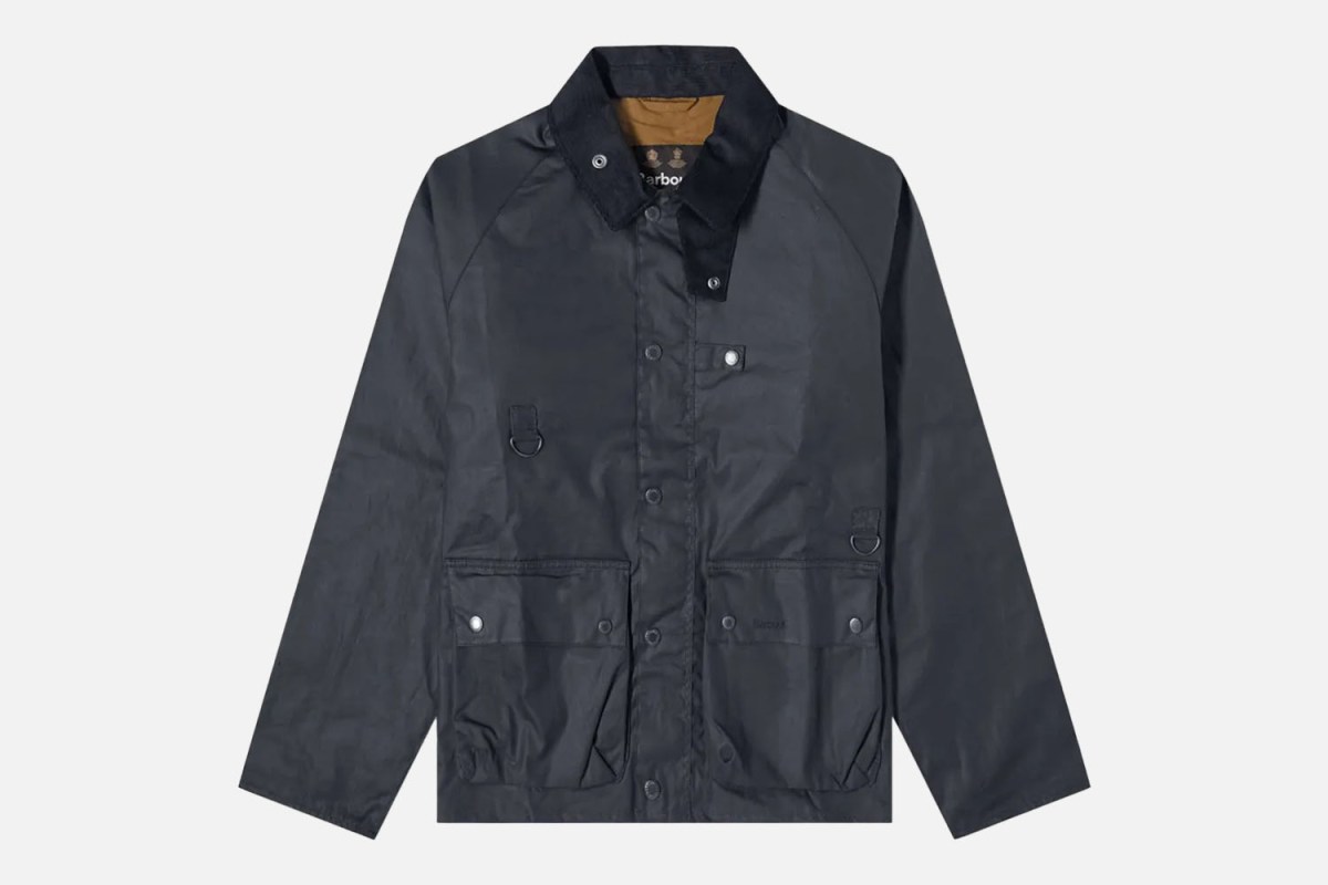 For the Anti-GORE-TEX Advocate: Barbour Utility Spey Wax Jacket