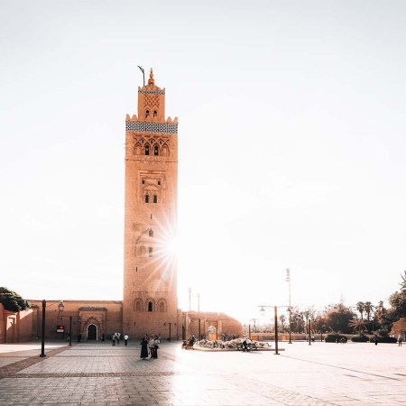 Mosque Tower in Marrakech