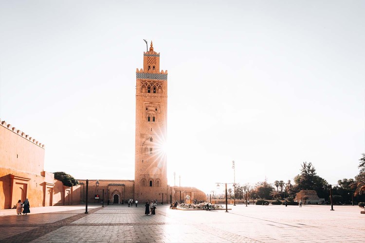 Mosque Tower in Marrakech