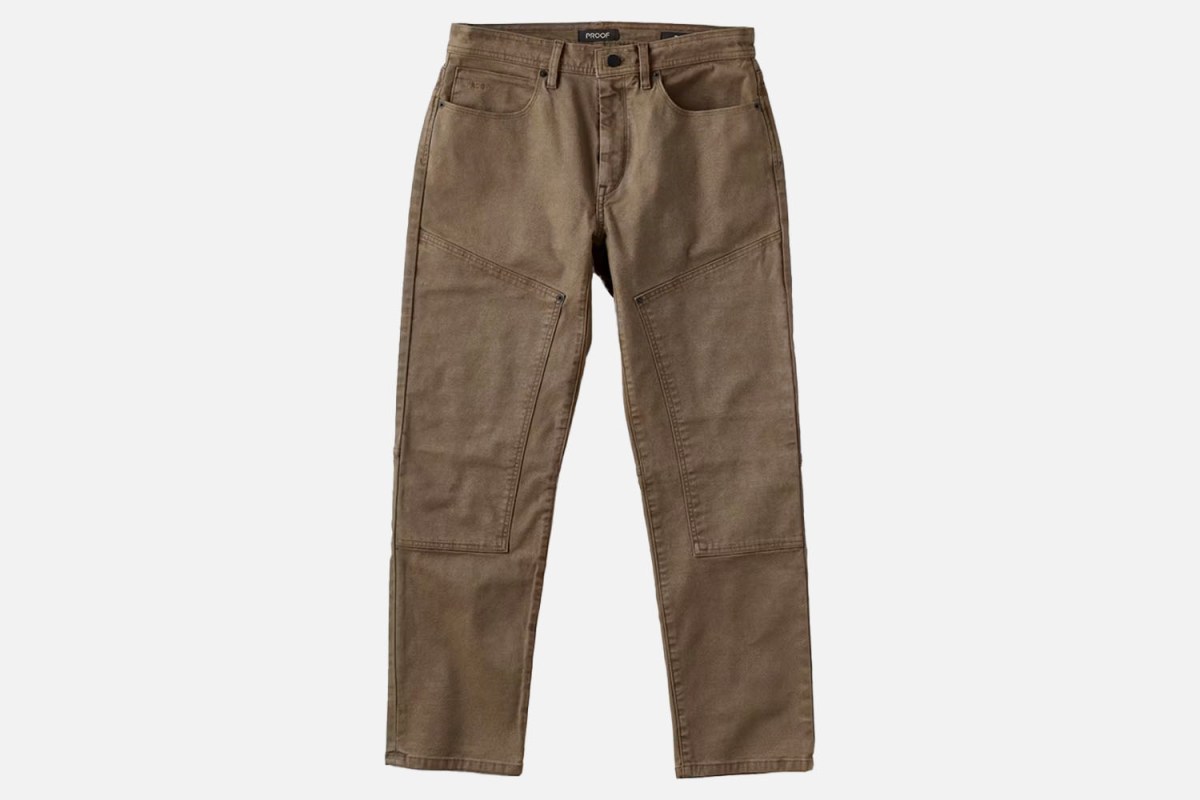 The Tech Trouser: Proof Rover Straight Leg Double-Knee Work Pant