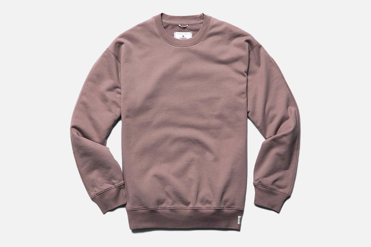 The Convertible Champ: Reigning Champ Midweight Terry Relaxed Crewneck