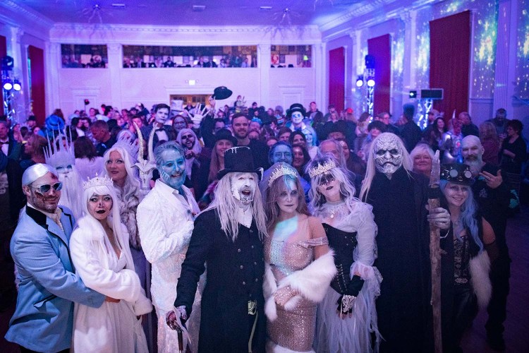 The Royal Blue Ball at the Stanley Hotel during Frozen Dead Guy Days