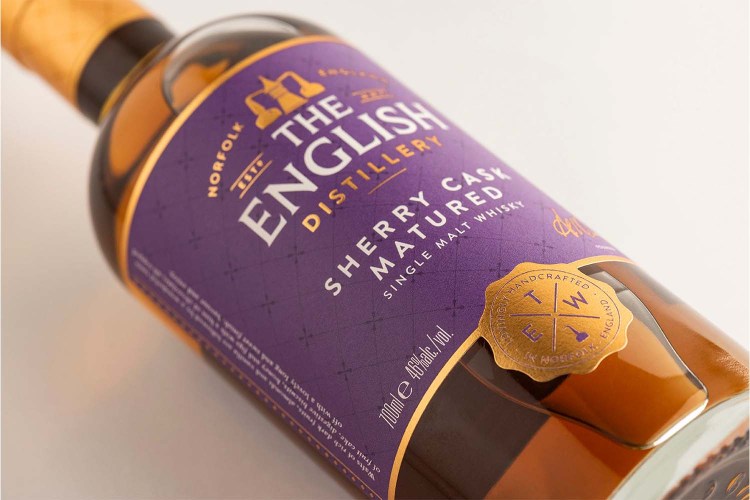 The English Sherry Cask Matured, which just won the title of World's Best Single Malt at the World Whiskies Awards 2024