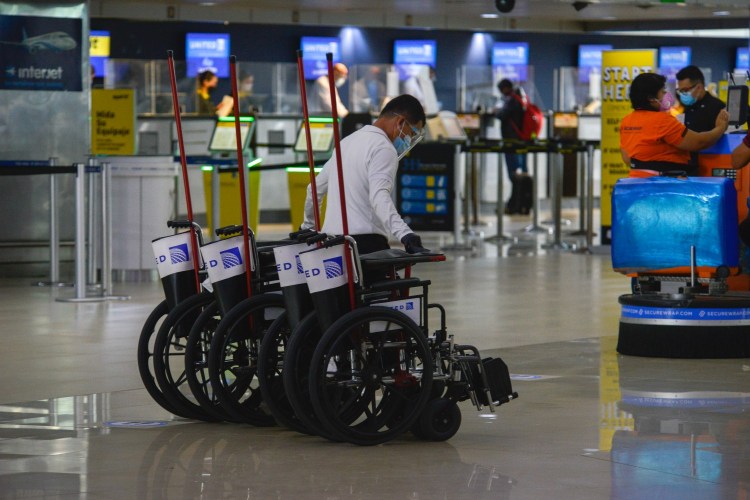 Airport wheelchairs