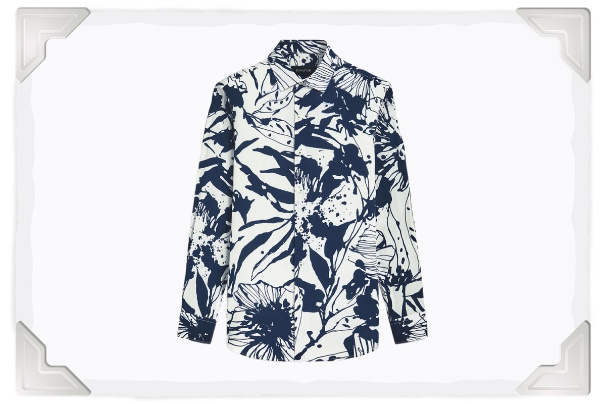 BUGATCHI Julian Abstract Shirt