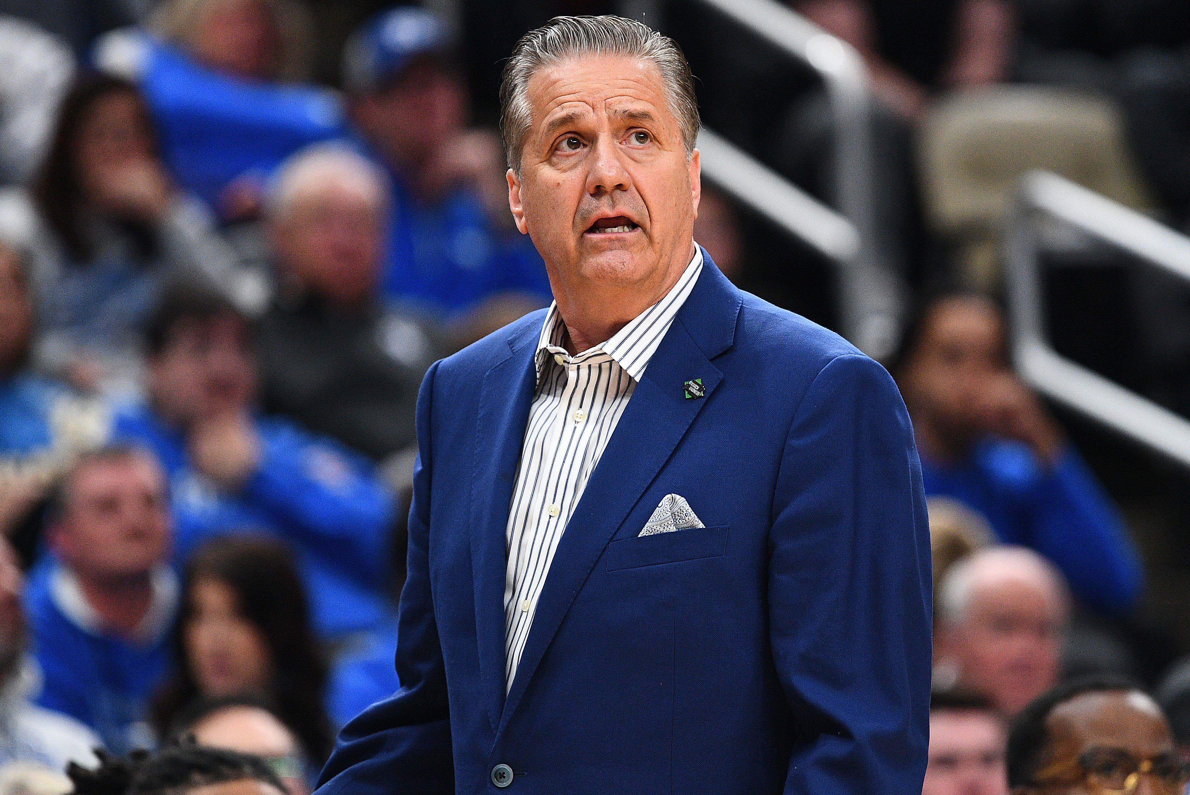 Head coach John Calipari of the Kentucky Wildcats.