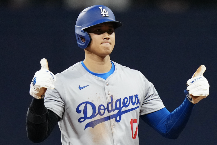 Shohei Ohtani of the Los Angeles Dodgers.