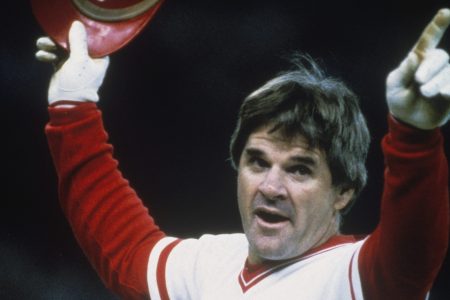 Pete Rose became baseball's all time hits leader almost 40 years ago at Riverfront Stadium.