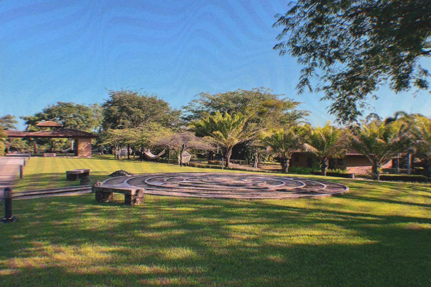 The grounds at Rythmia, a resort and medical facility in Costa Rica that offers ayahuasca