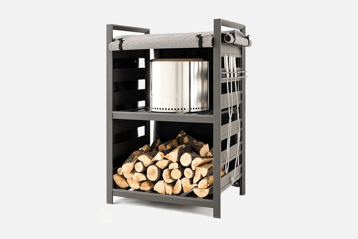 Solo Stove Fire Pit and Firewood Rack