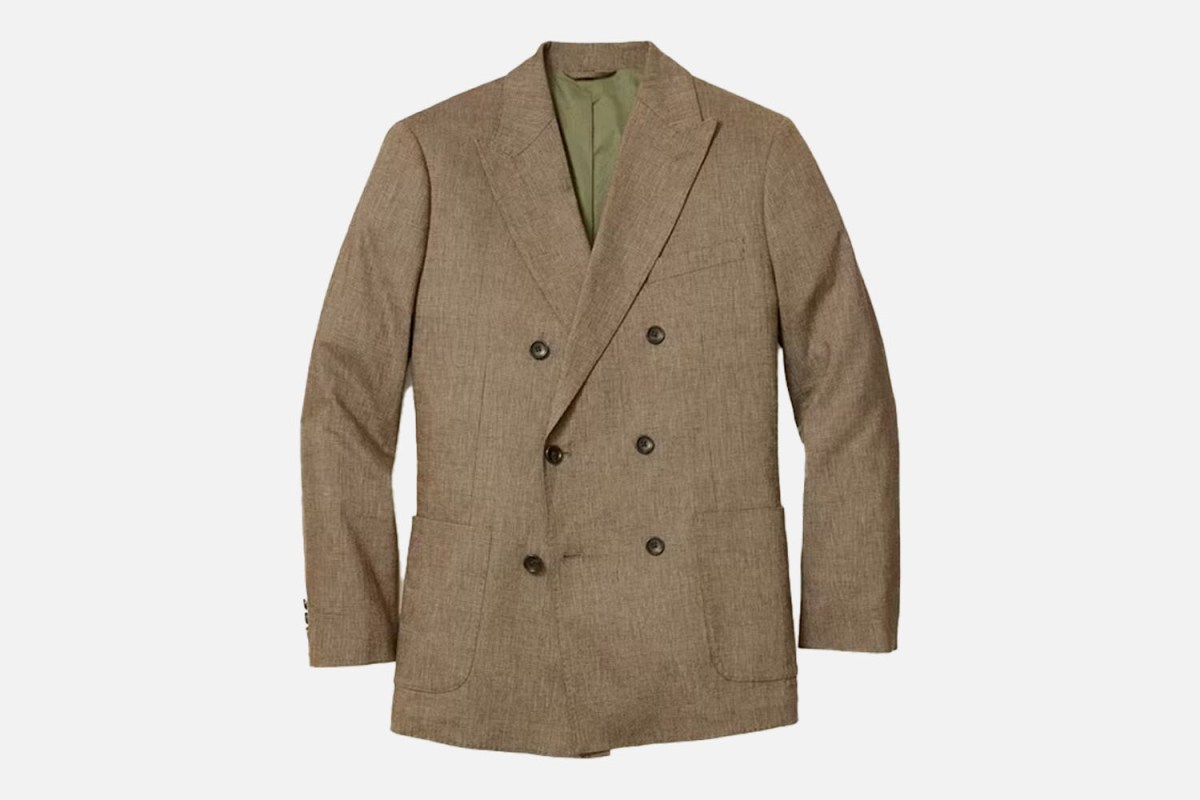 For the Double-Breasted Fan: Bonobos Jetsetter Unconstructed Double Breasted Blazer