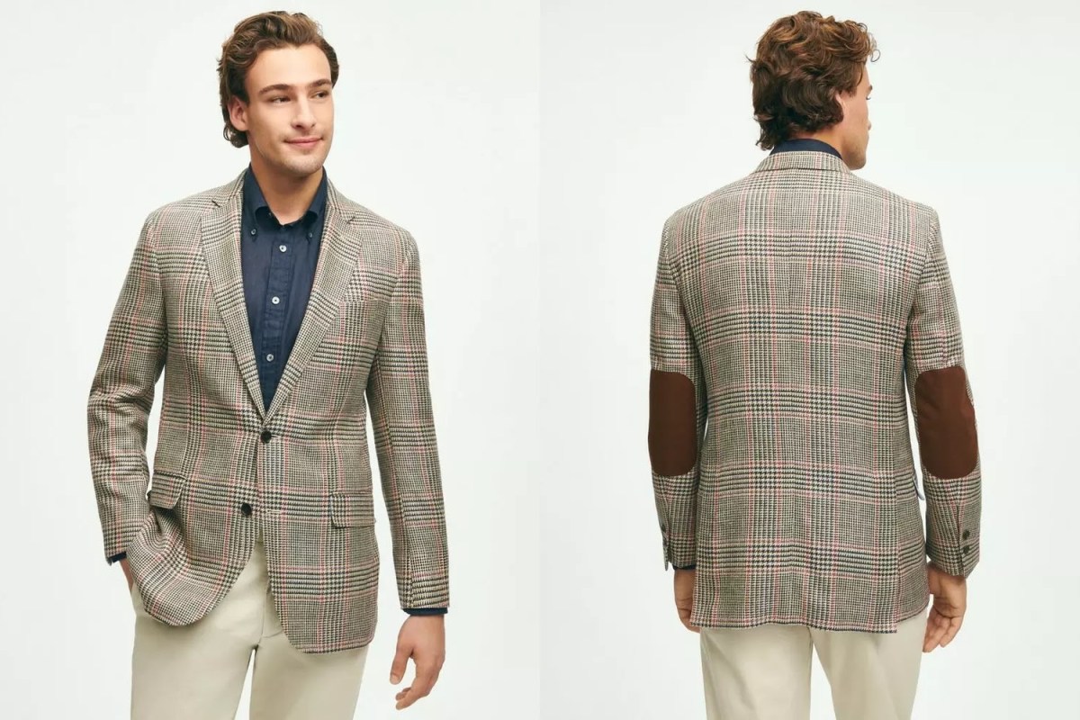 For the Purist: Brooks Brothers Regent Classic-Fit Wool-Silk-Linen Hopsack Sport Coat