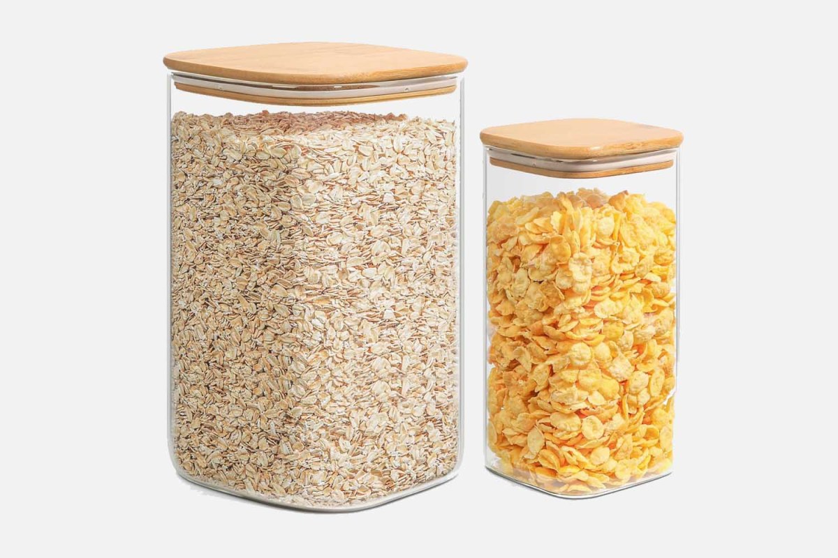 ComSaf Glass Pantry Storage Containers