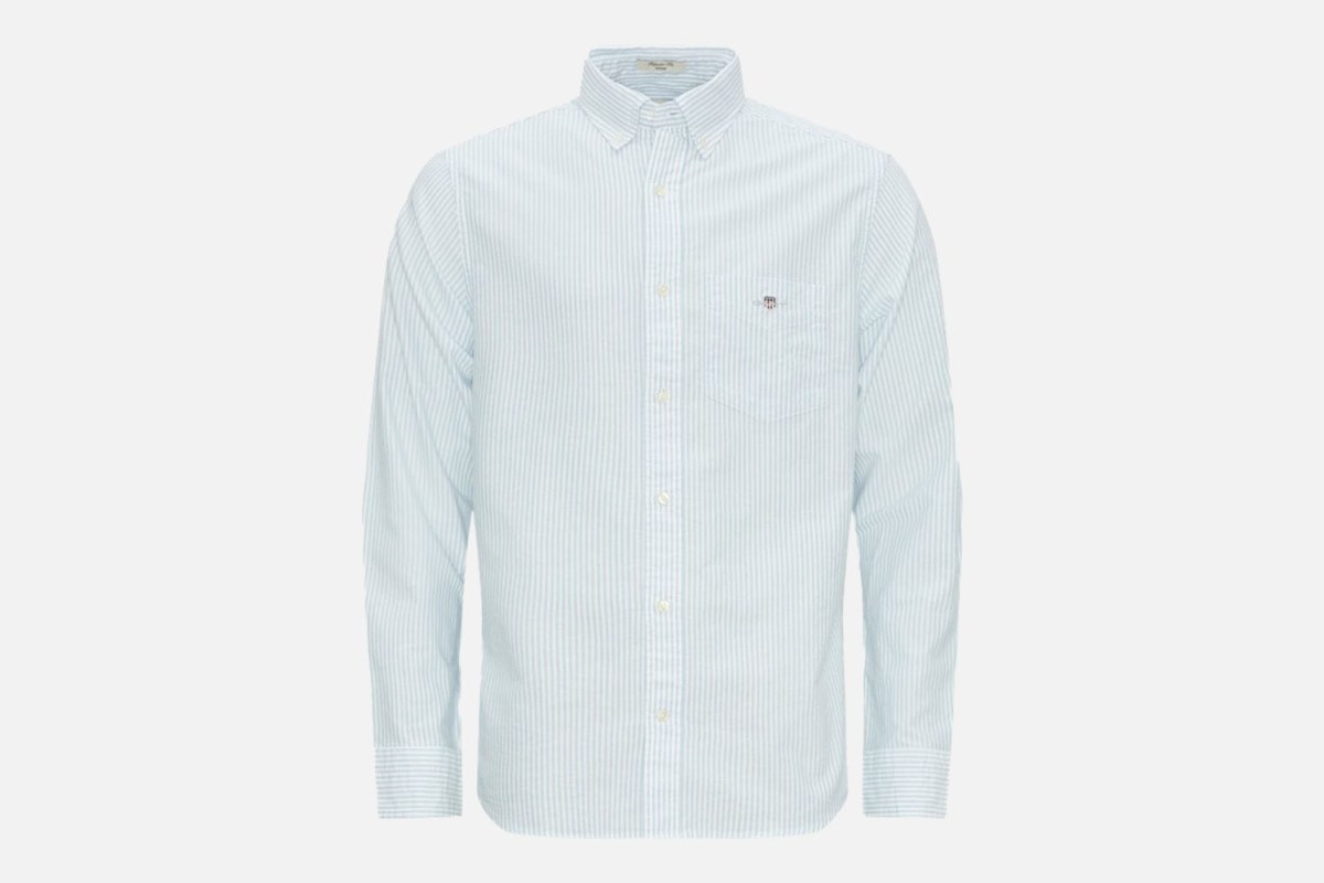 Gant Regular Fit Banker Stripe Oxford Shirt