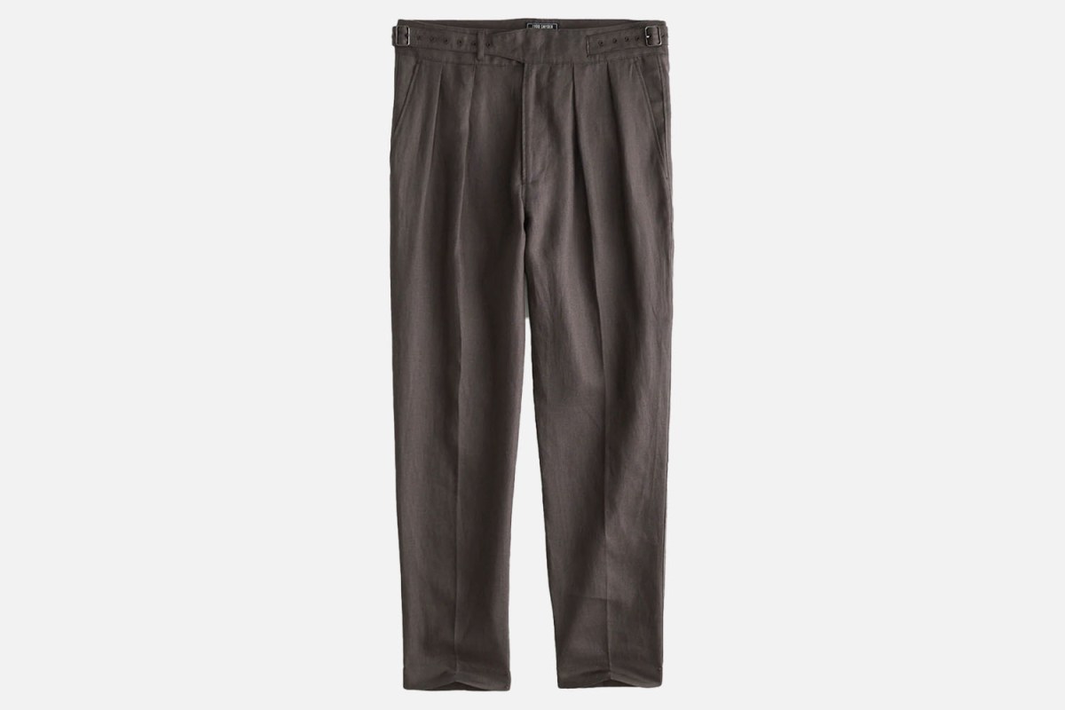 Todd Snyder Irish Linen Ghurka Trouser